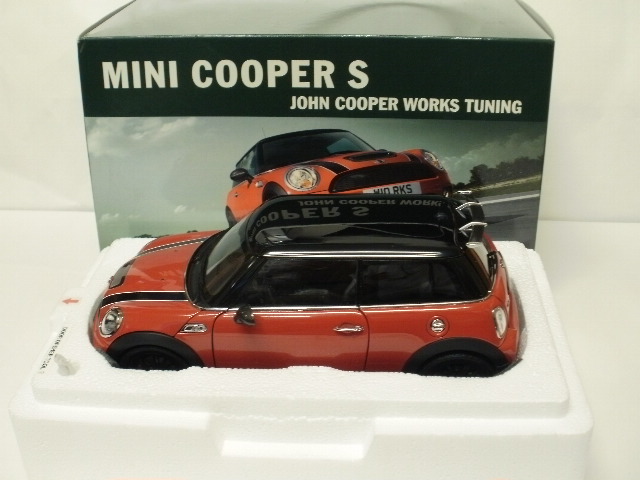格安超激安京商 ミニクーパーS JOHN COOPER WORKS 1/18 ミニカー ブルー MINI ジョンクーパーワークス 乗用車
