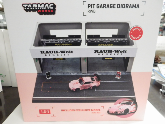 1/64 TARMAC RacingPitGarageRWB RWB 993 Hooters