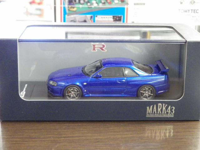 1/43 MARK43  饤GTR Vspec (BNR34) Bayside Blue