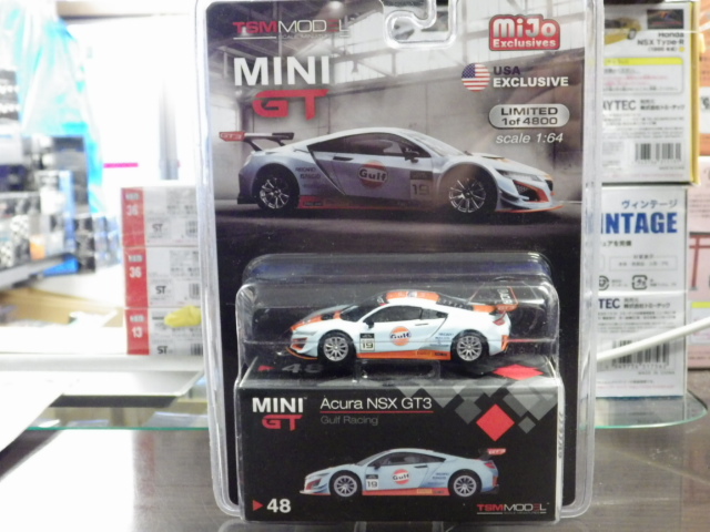 ミニカーショップグローバル - 1/64 TSM MINIGT Acura NSX GT3 Gulf