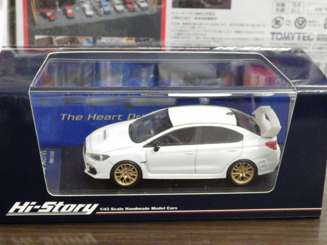 ミニカーショップグローバル - 1/43 ハイストーリー スバル WRX STI EJ20 Final Editon 2019【クリスタルホワイトパール 】