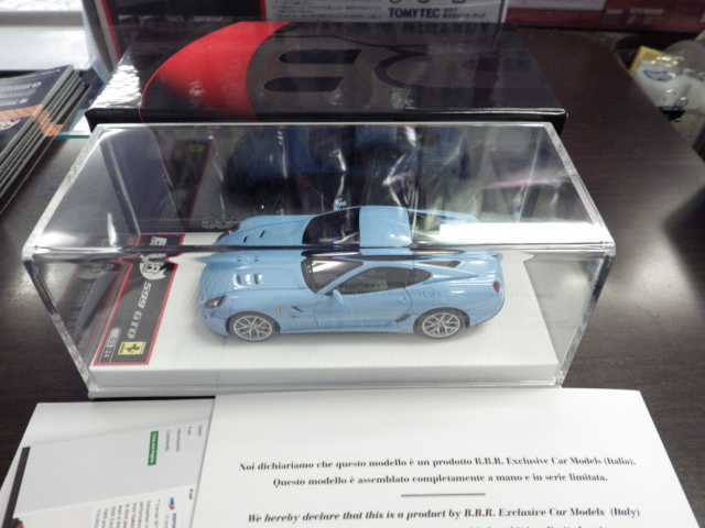 【品質割引】bbr 1:43 Ferrari 599 GTO フェラーリ Blue 乗用車