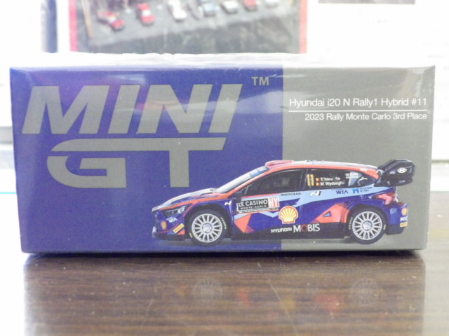 1/64 MINI GT 710 Hyundai i20 N Rally1 ƥ꡼ 3rd Place #11 ϥɥ