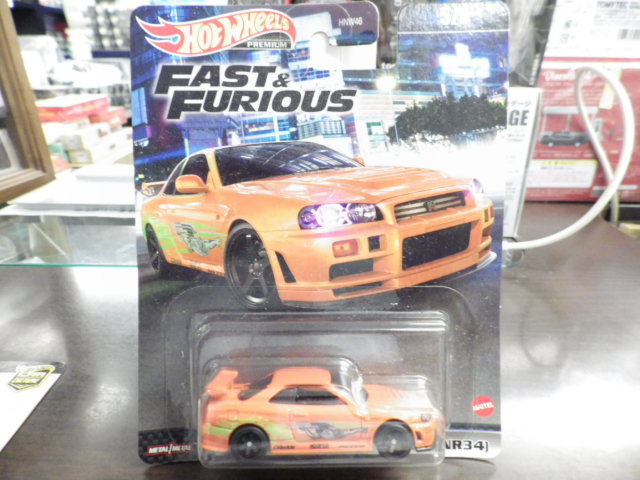 Hotwheels FAST & FURIOUS 磻ɥԡ  饤 GT-R (BNR34) ڥ󥸡