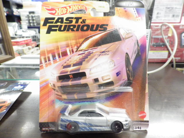 Hotwheels FAST & FURIOUS 磻ɥԡ  饤 GT-R (BNR34) ڥС