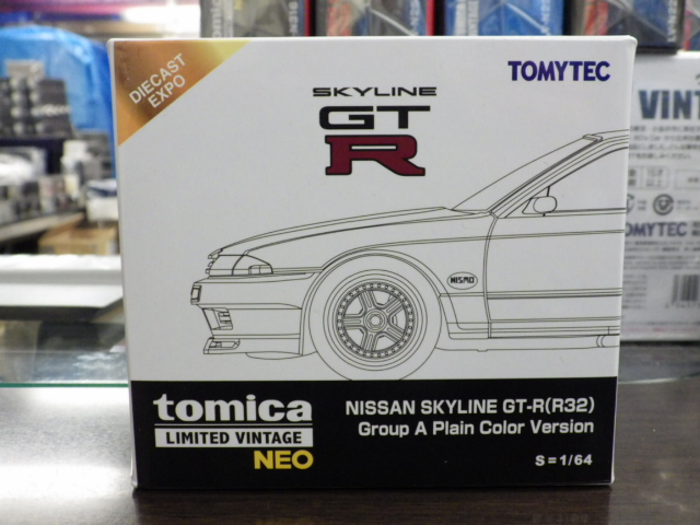 1/64 ȥߥߥƥåɥơ NEO DIECAST EXPO 2024   饤 GT-R (R32) Group A Plain Color Version