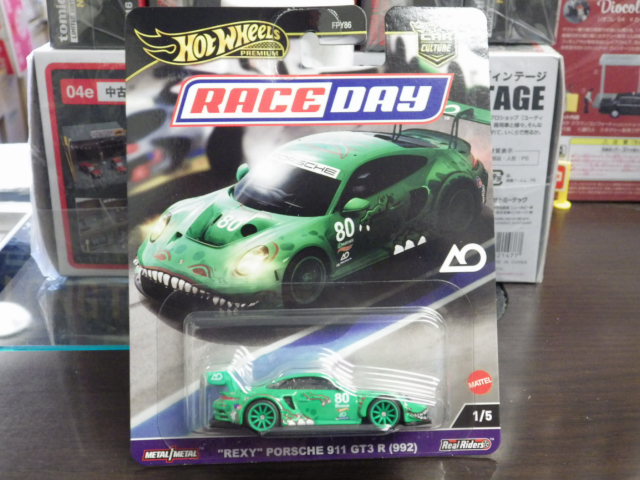 Hotwheels PREMIUM RACE DAY REXY ݥ륷 911 GT3R (992) #80