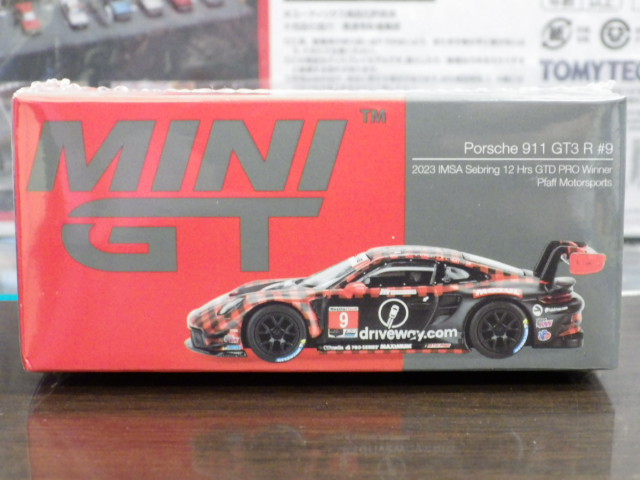 1/64 MINI GT 770 ݥ륷 911 GT3 R IMSA ֥12 GTD PRO ͥ 2023  Pfaff Motorsports #9 ϥɥ