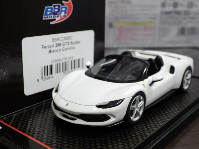 1/43 BBR ե顼 296GTS ѥ Bianco Cervino