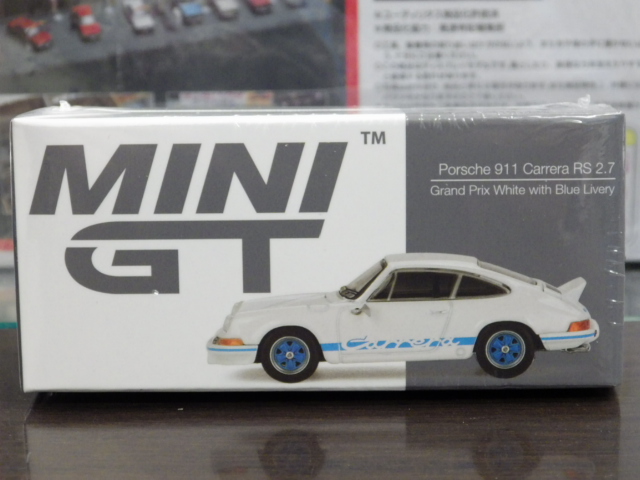 1/64 MINI GT 715 ݥ륷 911  RS 2.7ץۥ磻ȡߥ֥롼Х꡼ ϥɥ