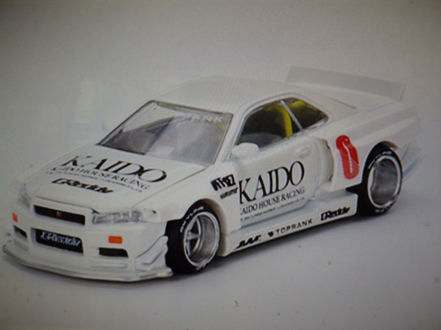 1/64 MINI GT KHMG049  饤 GT-R R34 Kaido Works V2 ϥɥ