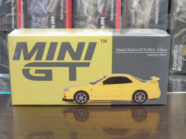 1/64 MINI GT 762  饤 GT-R R34 Vڥå 饤ƥ󥰥 ϥɥ