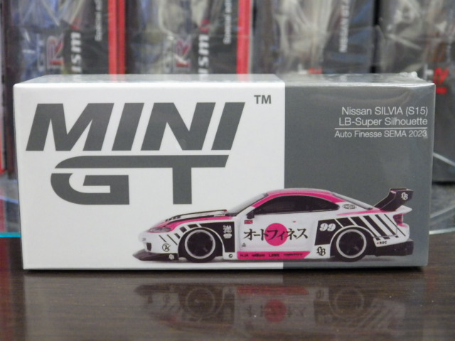 1/64 MINI GT 781  LB-Super Silhouette ӥ S15 2023 SEMA ȥեͥ ϥɥ