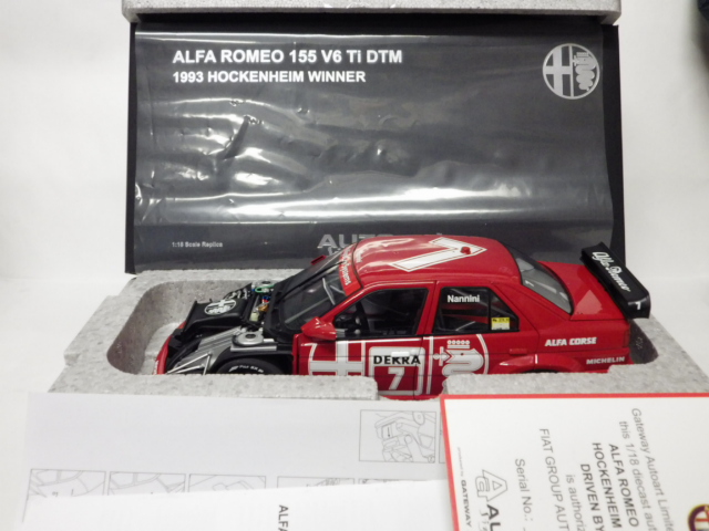 AUTOart 1/18 ALFA ROMEO 155 V6 Ti DTM