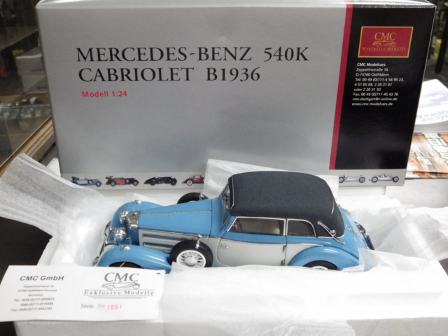 【半価直販】ミニカー メルセデス ベンツ 540K カブリオレ B1936 1/24 乗用車