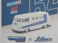 1/64 TARMAC~Schuco@Volkswagen T1 Panel Van Martini Racing