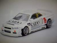 1/64 MINI GT KHMG049 Y XJCC GT-R R34 Kaido Works V2 Enhdl