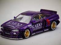 1/64 MINI GT KHMG048 Y XJCC GT-R R34 Kaido Works V1Enhdl